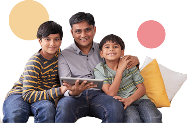 Family enjoying time together